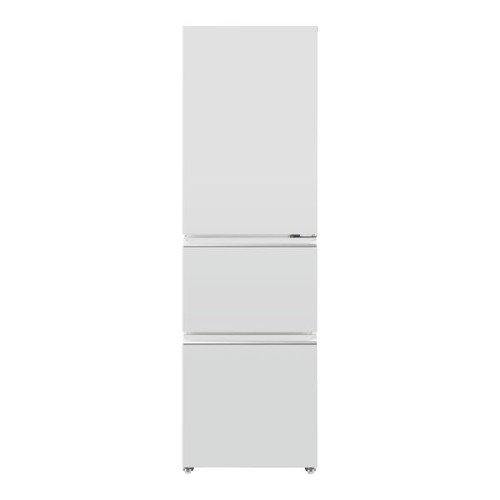 【納期約2週間】【配送設置商品】AQUA 309L 3ドア冷蔵庫 AQR-31A(W) 右開き 幅54.2cm スタイリッシュデザイン 真ん中野菜室 ライトグレー「270L～499L」｜シープワン