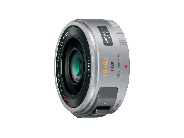 【納期約7～10日】【お一人様1点まで】H-PS14042-S [Panasonic パナソニック] デジタル一眼カメラ用交換レンズ HPS14042S シルバー｜シープワン