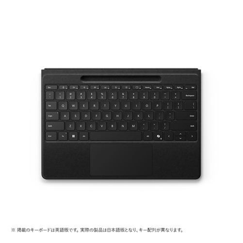 【納期約2週間】【お一人様1点まで】Microsoft ZQZ-00022 Surface Pro フレックスキーボード(ペン収納付き/スリム ペン別売り) タイプ カバー ブラック|シープワン