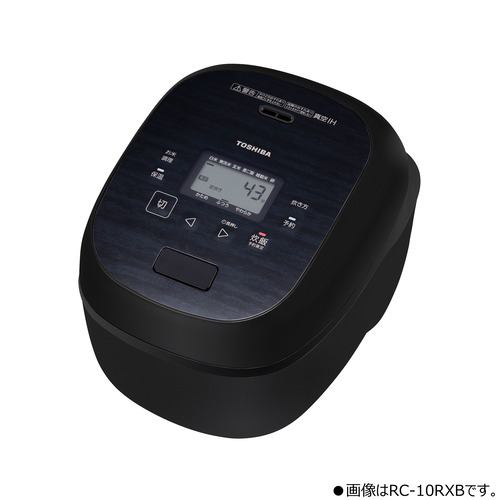 【納期約2週間】東芝 RC-18RXB(K) 真空IH炊飯器 炎匠炊き1升炊き グランブラック|シープワン