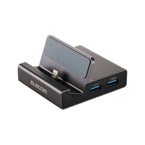【納期約7～10日】【お一人様1点まで】DST-P060BPGY エレコム USB Type-C ドッキングステーション 6in1 USB-C／4K対応 HDMI／SDカード グレー