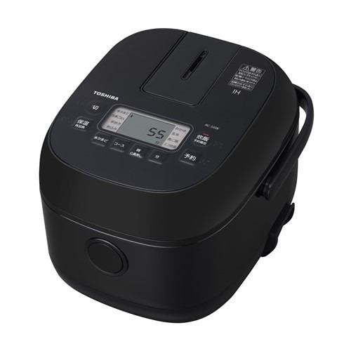 【店卸し資産あり翌取り引き日送りとどける聞き入れる F-2】TOSHIBA 東芝 RC-5XW(K) IH炊飯器 3合炊き 黒いこと RC5XW