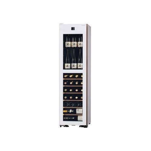 【納期約1ヶ月以上】【配送設置商品】さくら製作所 GX50DM525-LH-W 氷温M5 2温度 日本酒＆ワインセラー ワイン50本 一升瓶 14本収納 左開き ホワイト　133L「～269L」
