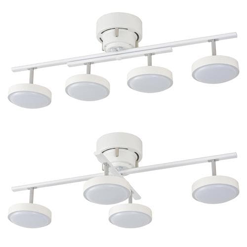 【納期約2週間】オーム電機 LT-YLS4RC-W LED4灯シーリングライト ホワイトウッド　LTYLS4RCW