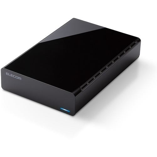 【納期約7~10日】ELECOM エレコム ELD-HTV040UBK 外付けハードディスク 4TB ラバーフット付 ブラック ELDHTV040UBK|シープワン