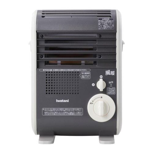【納期約3週】イワタニ CB-GFH-5 カセットガスファンヒーター 風暖 メタリックグレー CBGFH5