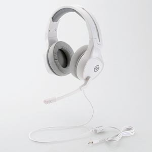【納期約7～10日】【お一人様1点まで】ELECOM エレコム HS-G01WH ゲーミングヘッドセット ホワイト HSG01WH 5,474円