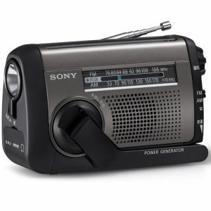 【納期約2週】ソニー ICF-B300 FM／AM相応う携帯型ラジオ受信機 太陽の光申し受ける相応う 繰り合わせる申し受けるラジオ受信機 しろがね色