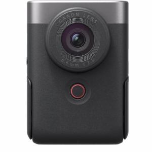【納期約2週】【お一人様1点まで】◎キヤノン PowerShot V10 しろがね色 Vlog写真器 デジタル写真器 活動写真 PowerShot PSV10SL