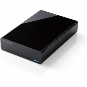 【在庫あり翌営業日発送OK A-6】【お一人様1点まで】エレコム ELD-HTV020UBK 外付けハードディスク 2TB ラバーフット付 ブラック ELDHTV020UBK|シープワン