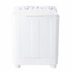 【納期約3週間】【配送設置商品】Haier JW-W80F-W 二槽式洗濯機 8kg ホワイト JWW80FW「縦型」※水道ホースをご用意ください