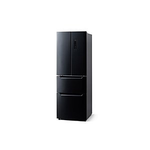 【納期約1ヶ月以上】【配送設置商品】アイリスオーヤマ 冷凍冷蔵庫 ブラック IRSN32AB 4ドア 観音開き 320L 「270L～499L」