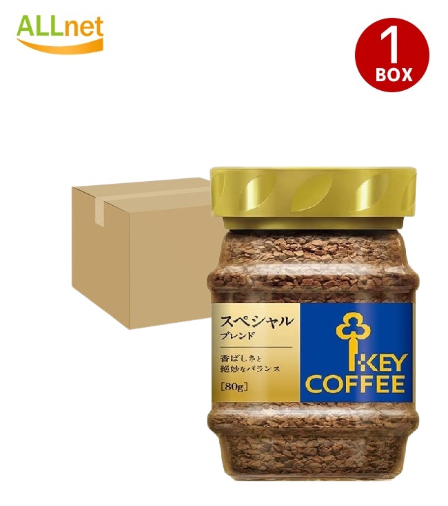 【送料無料】キーコーヒー インスタントコーヒー スペシャルブレンド 80g 瓶&times;24個セット｜オールネショップ 11,237円