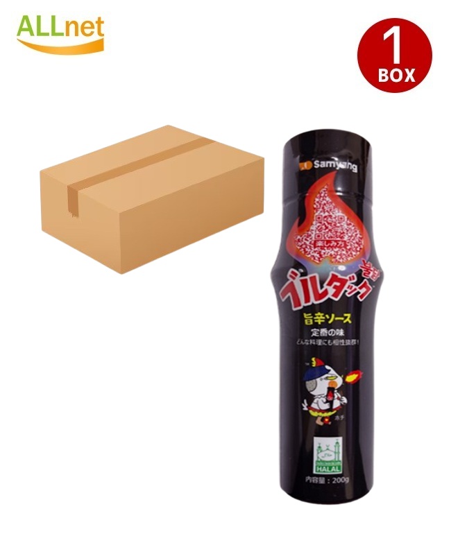SAMYANG サムヤン ブルダックソース 200g &times; 24本 1BOX 「ハラール認証」韓国調味料 激辛 ソース 韓国食品 業務用 大容量 ブルタックソース 調味料 ブルダック炒め麺 ソース 韓国お土産 旨辛 日本国内発送｜オールネショップ