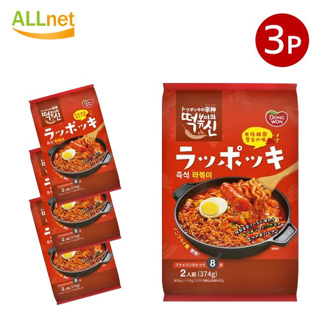 ドンウォン東遠屋台風「ラッポキ」 374g (2人前) × 14袋 ドンウォン東遠屋台風「ラッポキ」 374g (2人前) × 10袋