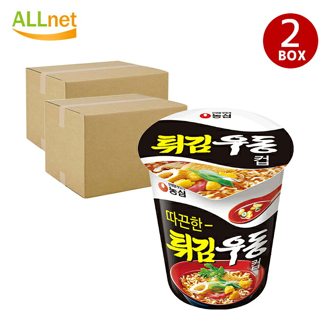 農心 (小カップ) 天ぷらうどん 62g&times;60個 (2BOX) 韓国食品 韓国ラーメン 韓国食品 韓国料理｜オールネショップ