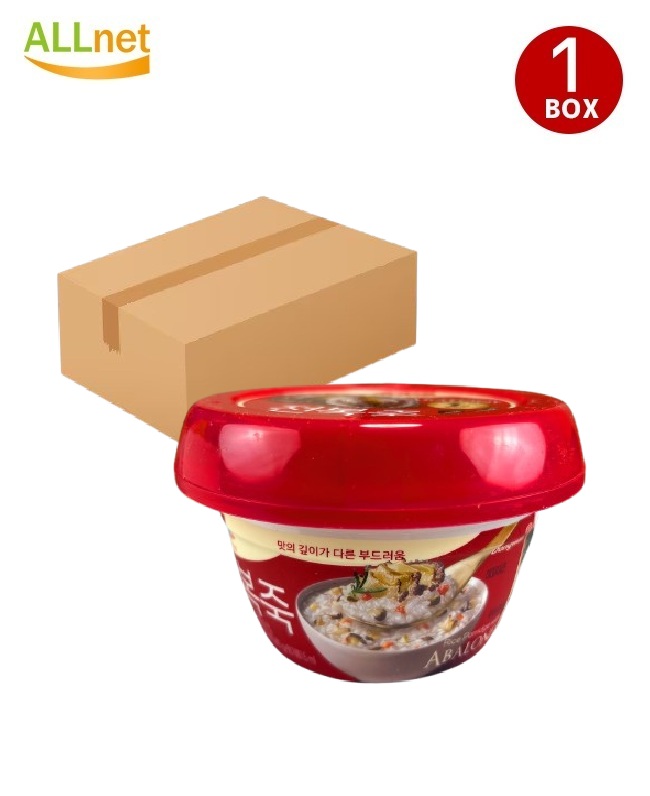 【まとめてお得・送料無料】東遠 ヤンバン アワビお粥　287.5g&times;24個 (1ケース) アワビ お粥 韓国食品 韓国料理 韓国食材　もち米 ヤンバン あわび粥 ヤンバンあわび粥 あわびのお粥 韓国お粥 レトルト 簡単調理 栄養食 風味豊かなアワビ入り 朝食 夜食 韓国伝統粥 健康食｜オールネショップ