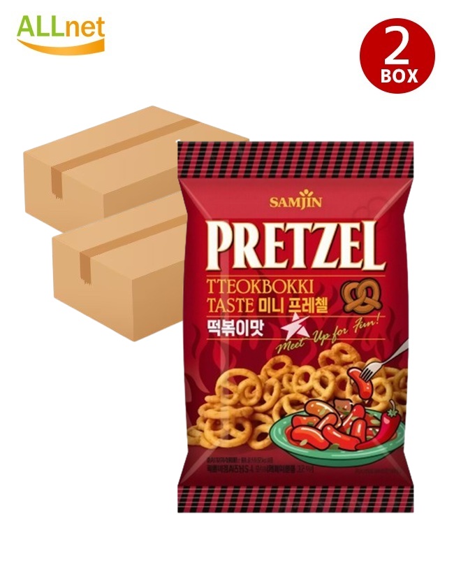 送料無料 Samjin プレッツェル トッポッキ味 70g×24袋×2ケース 韓国スナック 甘辛お菓子 サムジン おつまみ 韓国おやつ 輸入食品 プリッツェル トッポギ風味 お菓子 8,020円