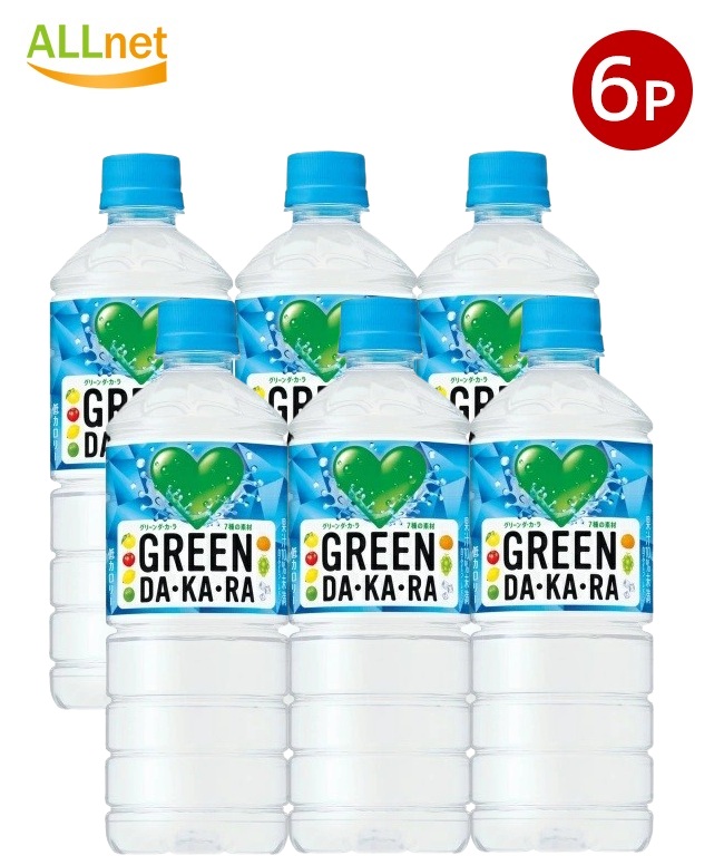 楽天市場】SUNTORY GREEN DA・KA・RA600冷凍兼用 24本