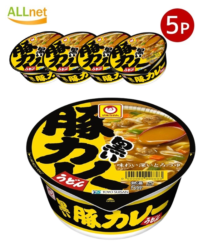 楽天市場】(マルちゃん) 黒い豚 カレーうどん 1ケース（12個入