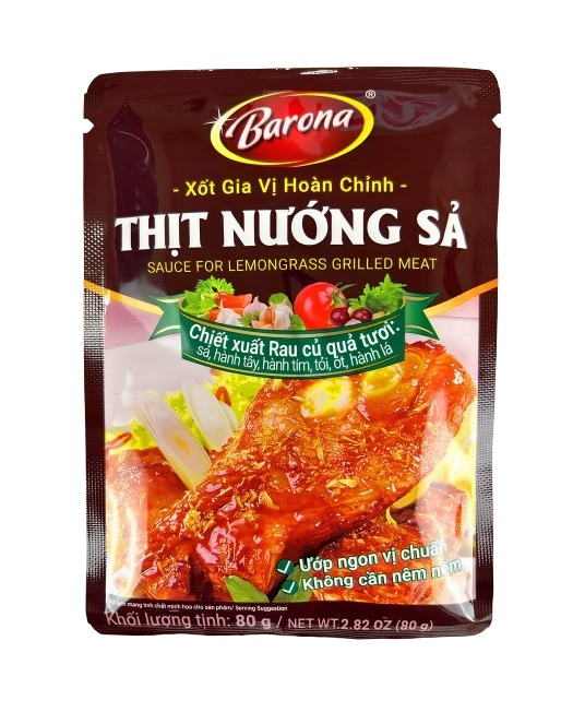 バロナ レモングラスソース80g XOT THIT NUONG SA BARONA｜オールネショップ
