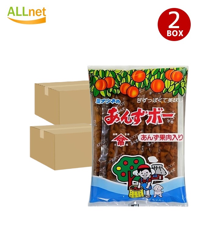 楽天市場】あんずボー 20本入り 港常 駄菓子 お菓子 杏子果肉