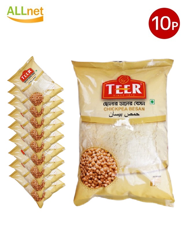 【送料無料】TEER Chickpea Besan バングラデシュ産 1000g×10袋セット ベイスン 豆粉 インド食材 ベサン粉/Gram Flour/粉末/パウダー/ベーサン/ベスン/ベースン/ひよこ豆粉/サウム/断食/ramadan/ラマダン/ラマダーン 830366216100 (豆調製品)