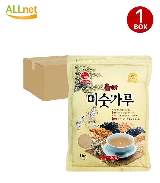 【まとめてお得・送料無料】草野 ミシッカル（穀物の炒り粉）1kg １BOX(10個セット) 韓国食品 ミスカル ミシッカル/ 韓国インスタント食材【韓国食品・禅食】