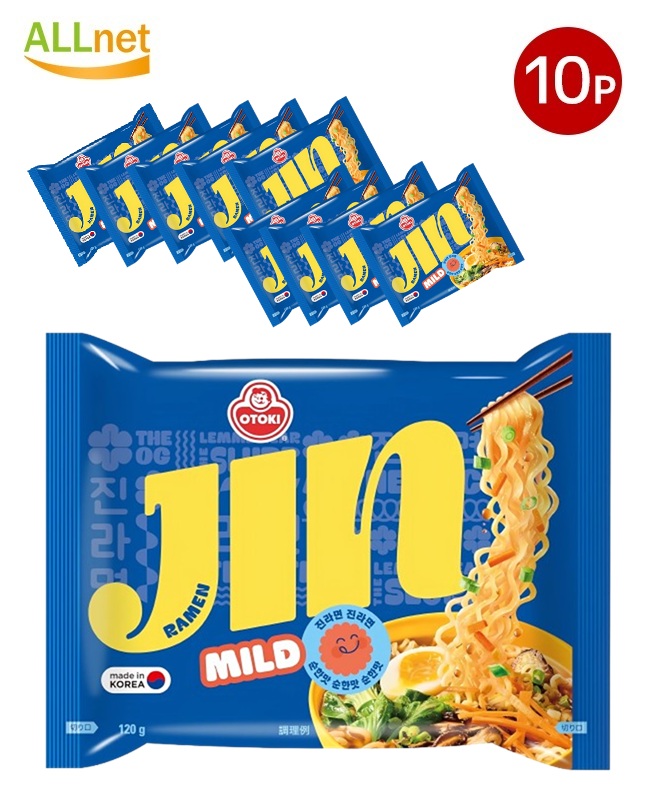 楽天市場】韓国オリジナル ジンラーメン10個セット （辛口5個