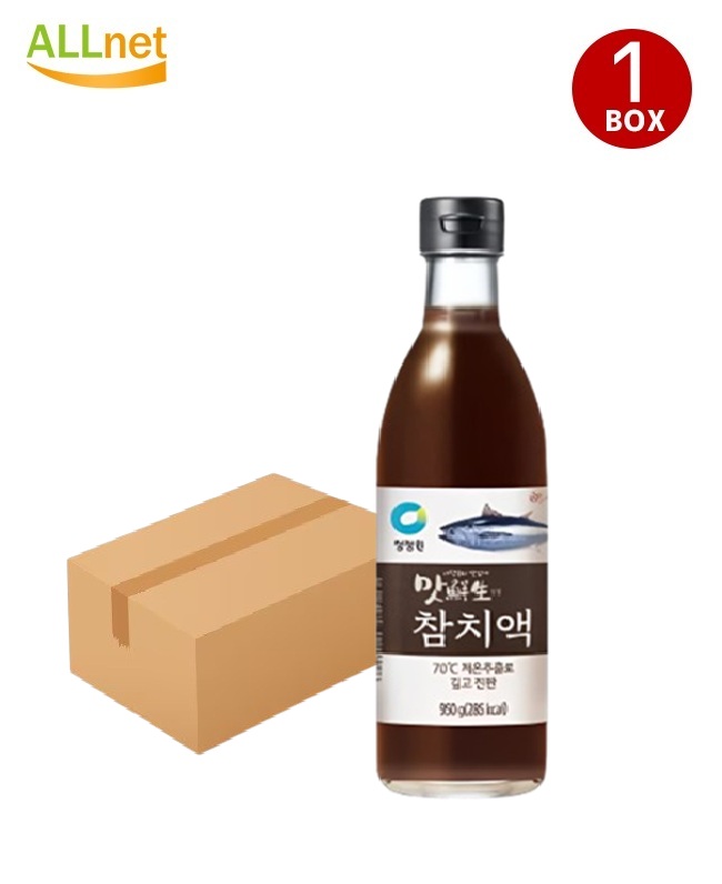 【送料無料】清浄園 味鮮生 マグロエキス BIG 950g×12本セット (1BOX) 韓国食品 韓国調味料 韓国料理 マッソンセン マクロエキス チャムチ液 マグロ液|オールネショップ