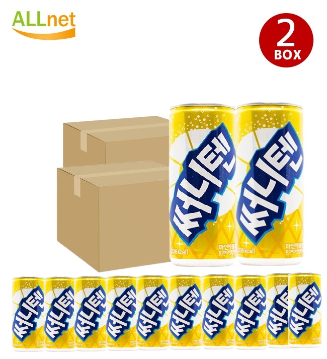 【クーポン配信中♪・送料無料】サニテン パインアップル250ml×60本入 韓国 ジュース 韓国飲み物 ヘテパシフィック 炭酸飲料 韓国 パインナップル 韓国飲料 韓国炭酸飲料