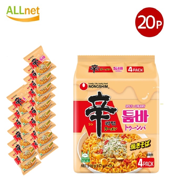 トゥーンバ　辛い焼きそば 12個セット 楽天市場】農心 辛ラーメン トゥーンバ 137g 12袋セット