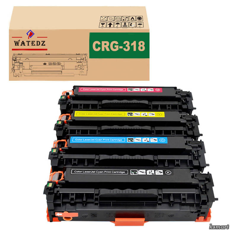 【送料無料】CRG-318 CRG-418 (4色セット KCMY) 互換トナーカートリッジ 対応機種： MF8330Cdn/ MF8340Cdn /MF8350Cdn /MF8380Cdw /MF8570Cdw /MF722Cdw/MF726Cdw /MF727cdw /LBP7200cn /LBP7200c /LBP7200 /LBP7600C /LBP7660C｜ksmart