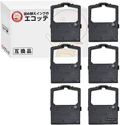 【送料無料】MEMOREX (メモレックス)用 SZ-11360 インクリボンカセット 黒 6個 ML321 ML320 ML193 ML192 ML183 ML182 1173M|ksmart