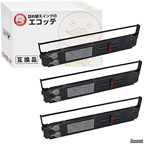 【送料無料】TOSHIBA (東芝)用 SZ-11730 / ET-8550 インクリボンカセット 黒 3個 R-1523 KSP-9018A KSP-9010 KSP-9009A KSP-9008A KSP-9005A｜ksmart