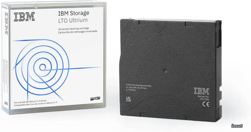 【送料無料】LTO Ultrium ユニバーサル クリーニング カートリッジ バーコードラベル(CLNU01L1)付|ksmart