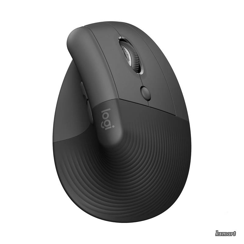 【送料無料】ワイヤレス 縦型 静音 エルゴノミック マウス LIFT for Business M800B Logi Bolt Bluetooth Unifying非対応 smartwheel ワイヤレスマウス 無線 windows mac chrome iPad Android OS M800 グラファイト 国内正規品|ksmart