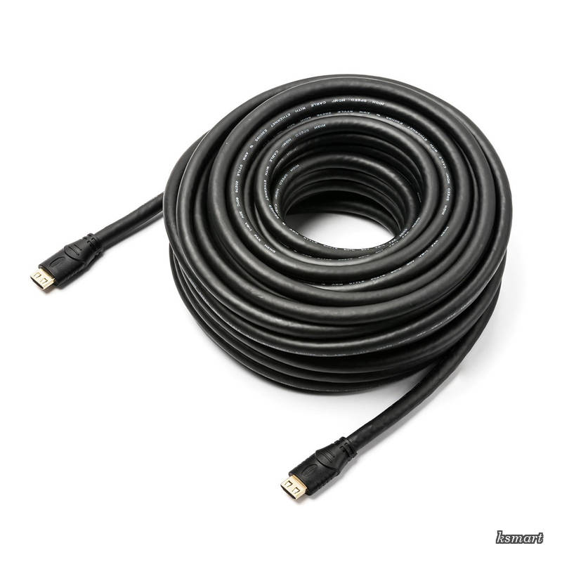 【送料無料】抜けにくい HDMIケーブル 20m 4K/30Hz 3D対応 ラッチ内蔵 ブラック 500-HDMI017-200｜ksmart 9,622円
