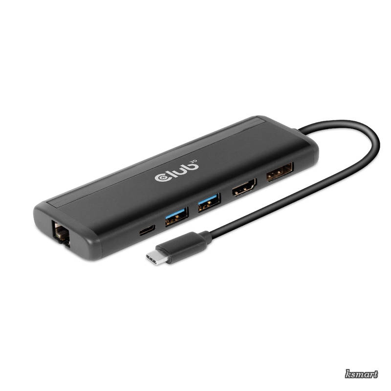 【送料無料】3D USB Gen1 Type C 8-in-1 ハブ to HDMI 8K30Hz / DP 8K30Hz / 2x USB A / RJ45 / SD/Micro SD/USB C PD3.0 100W (CSV-1597)|ksmart