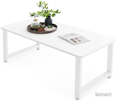 【送料無料】ローテーブル 幅90cm リビングテーブル ちゃぶ台 座卓 コーヒーテーブル おしゃれ 木製 低い 和室 ロータイプ ホワイト｜ksmart