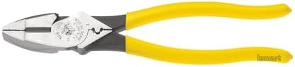 【送料無料】圧着ペンチ 250mm 偏芯タイプ 高強度特殊鋼 アメリカ製 鉄線φ2.5切断 プロ用 電工工具 耐久性抜群|ksmart