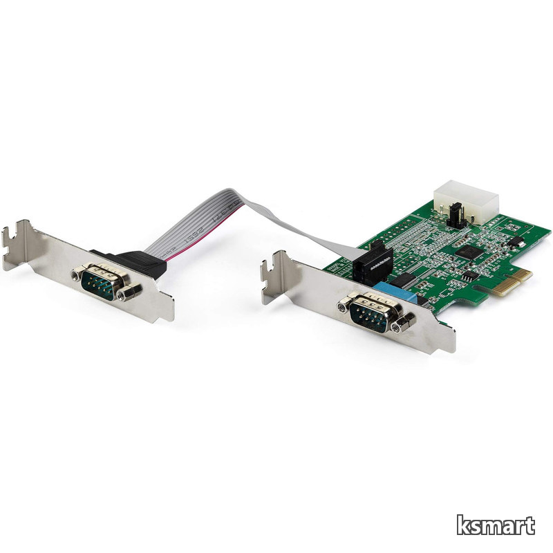 【送料無料】RS232Cシリアル2ポート増設PCIeカード 16950 UART 標準&ロープロファイルに対応 921.4kbps Windows/Linux対応 PEX2S953LP｜ksmart