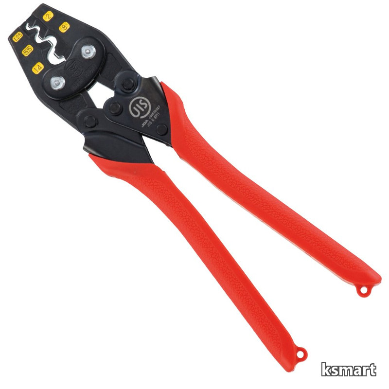 【送料無料】圧着工具 ハンドプレス 裸圧着端子・スリーブ用 MH-14｜ksmart