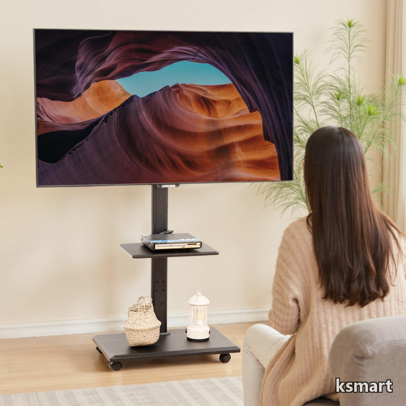 【貨物輸送無料】テレビ受像機照明ランプ tv照明ランプ 26~65in相応う 壁寄せ tv stand テレビ受像機照明ランプ ご機嫌印字機 VESA/横100～600粍/縦100～400粍 耐荷重40kg 高さ調節する能力のある 働き掛ける25°