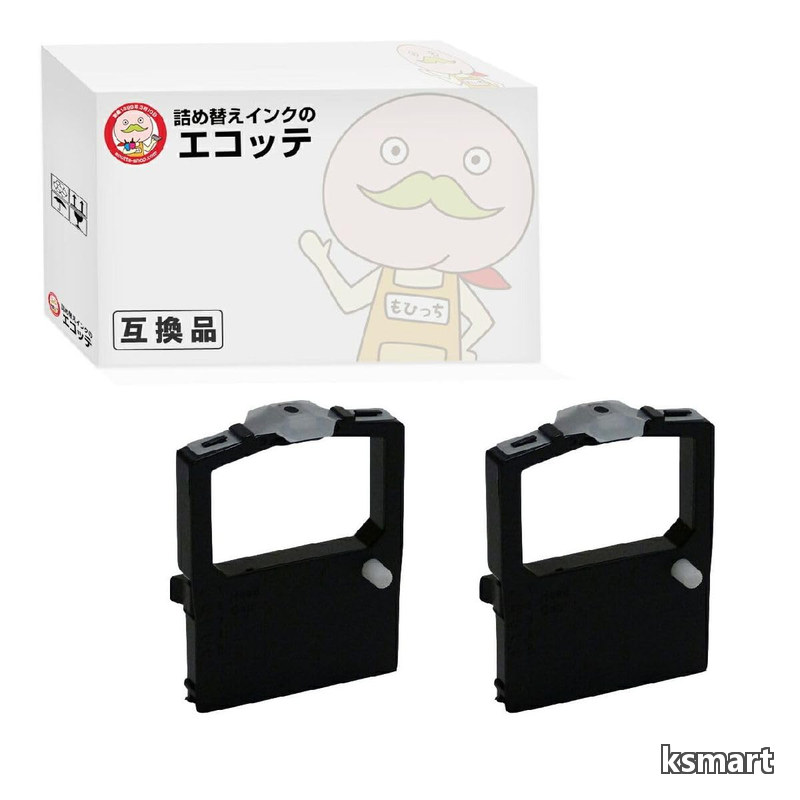 【貨物輸送無料】OKI (沖)用 RN1-00-009 / RN6-00-009 / RN1 / 6-00-009 インクリボンテープ 黒 2個 ML5650SU3-R ML5650SU-R 5650SUR 5650SU3R 5650SU3-R