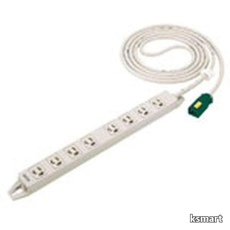 【送料無料】ハーネス用OAタップ 接地2P15A125V抜止電源表示ランプ付5m8コ口 グレー WFA66587HG｜ksmart 10,140円