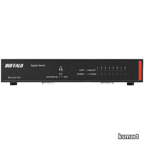 【送料無料】BS-GU2108 法人向け Giga対応 Layer2 アンマネージスイッチ 8ポート|ksmart