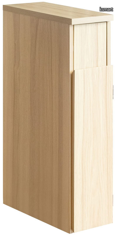 【送料無料】スリムダストボックス Santia(サンティア) プッシュ扉式 DB-F170 NT ナチュラル|ksmart