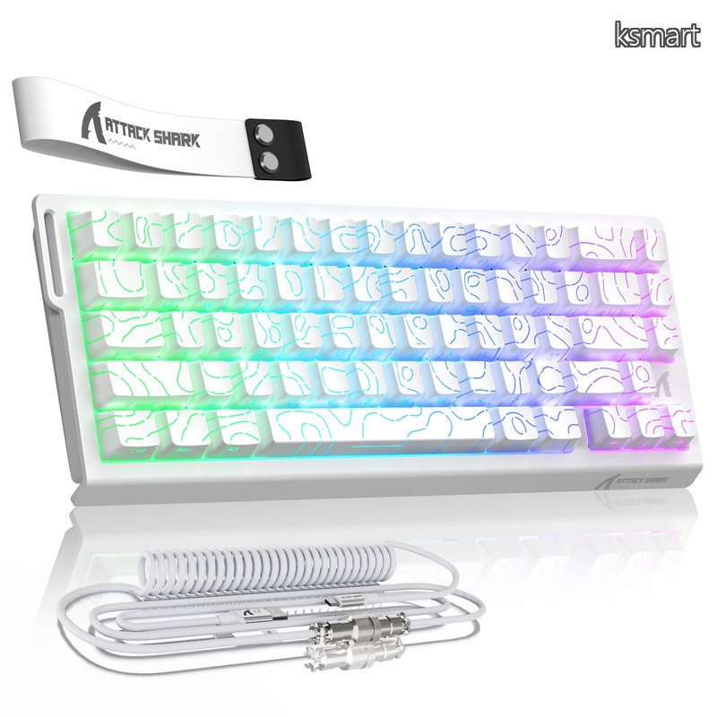 【貨物輸送無料】SHARKxMAMBASNAKE X68HE 磁軸ゲーミングキーボード 【FPS/e運動競技相応う】 0.01粍 Rapid Trigger\u0026絶無デッド区画 8000サイクルポーリング/0.125ms低繰り延べる 変数アク