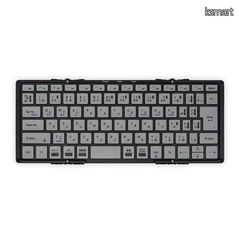 【送料無料】Mobo モボ(Mobo) キーボード 2 MOBOKeyboard 2 Bluetooth 5.1 日本語配列 USB-C 折りたたみ型 専用ケース兼スタンド 付き ブラック/グレー AM-K2TF83J/BKG｜ksmart 9,129円